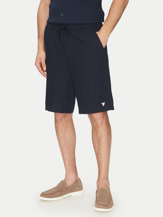 Шорты из ткани обычного кроя F5GD00 WH4J0 Guess, синий
Шорты из ткани обычного кроя F5GD00 WH4J0 Guess, синий