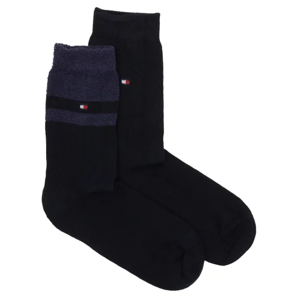 Носки, 2 пары подарочных букле Tommy Hilfiger, синий 
Носки, 2 пары подарочных букле Tommy Hilfiger, синий