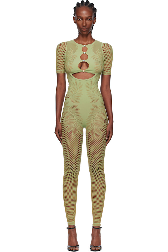 Комбинезон с вырезанными листьями Dinero Poster Girl, зеленый
Комбинезон с вырезанными листьями Dinero Poster Girl, зеленый