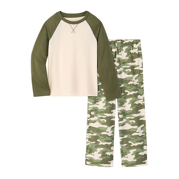 Детский комплект пижамы raglan с открытыми штанинами Cuddl Duds, Camo
Детский комплект пижамы raglan с открытыми штанинами Cuddl Duds, Camo