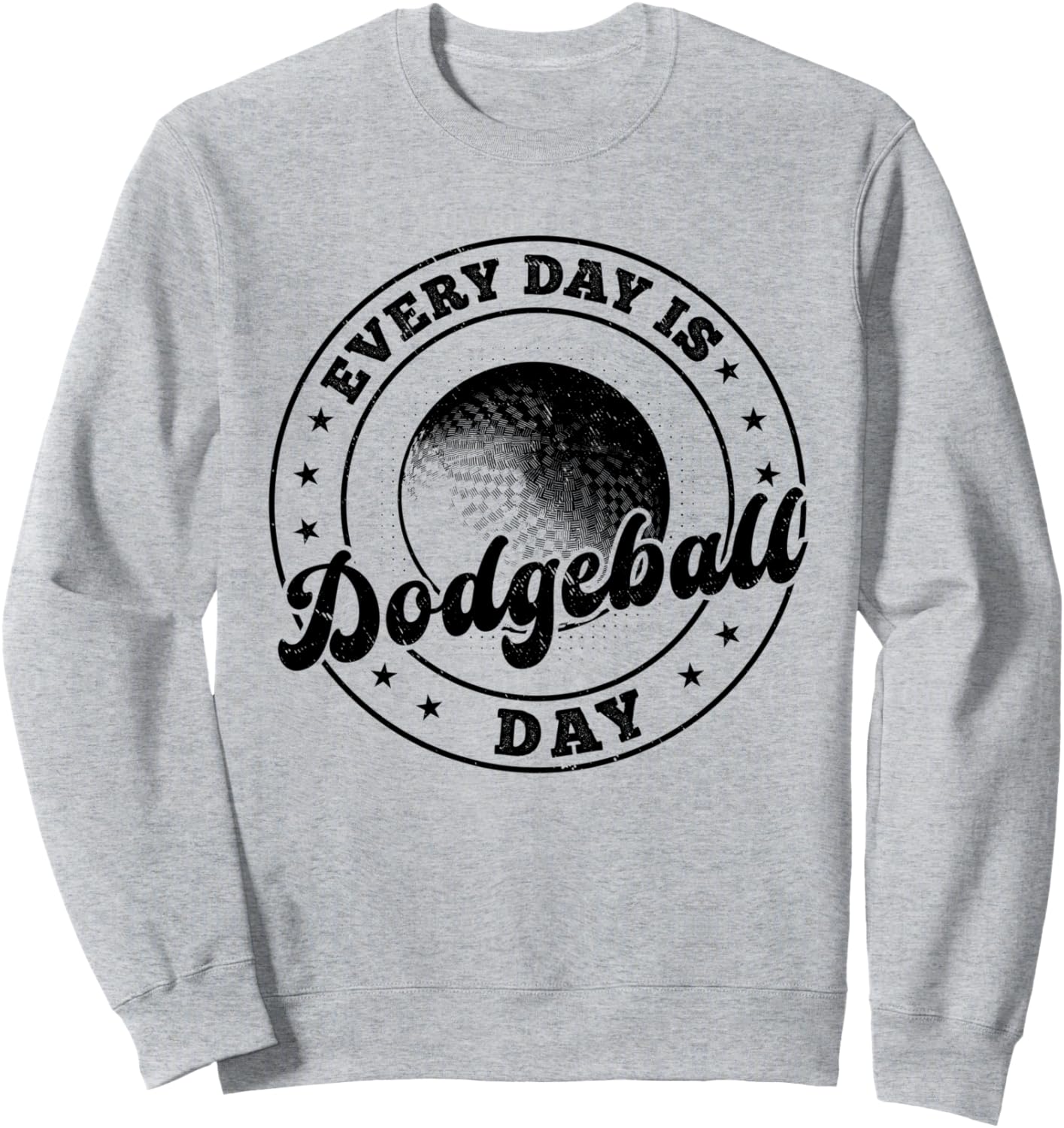 Каждый день - день вышибалы. Толстовка с изображением игры в вышибалы Dodgeball Player, серый
Каждый день - день вышибалы. Толстовка с изображением игры в вышибалы Dodgeball Player, серый