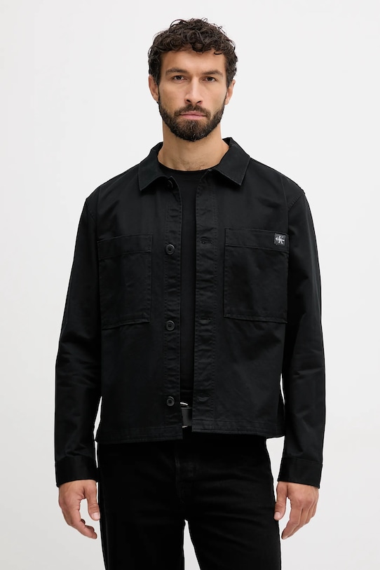 Хлопковая рубашка Calvin Klein Jeans, черный
Хлопковая рубашка Calvin Klein Jeans, черный