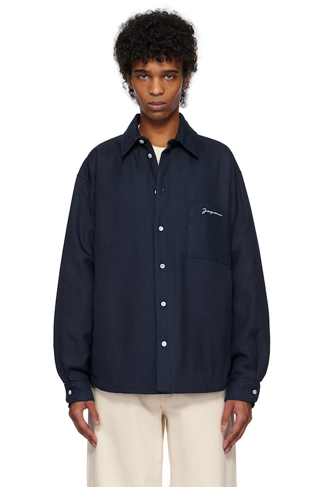 Рубашка булочника Jacquemus, синий
Рубашка булочника Jacquemus, синий