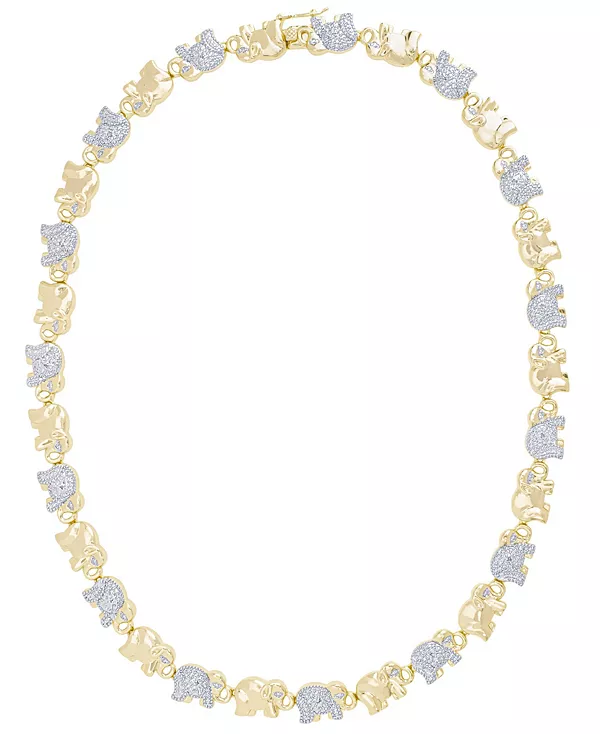 Женское ожерелье в форме слона с бриллиантовым акцентом Macy'S, gold
Женское ожерелье в форме слона с бриллиантовым акцентом Macy'S, gold