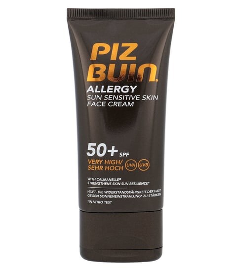 Солнцезащитный крем для лица SPF 50, 50 мл Piz Buin, Allergy Sun Sensitive
Солнцезащитный крем для лица SPF 50, 50 мл Piz Buin, Allergy Sun Sensitive
