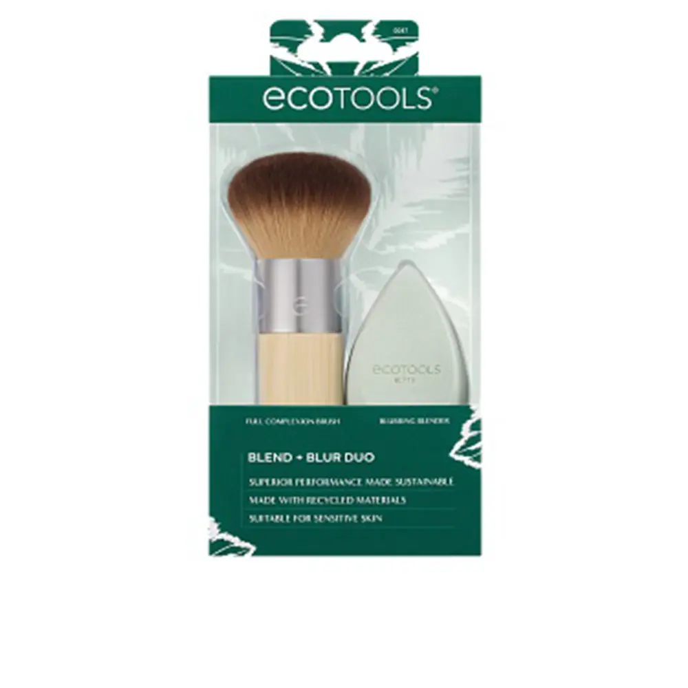 Кисть для лица Blend + blur duo Ecotools, 2 шт.
Кисть для лица Blend + blur duo Ecotools, 2 шт.