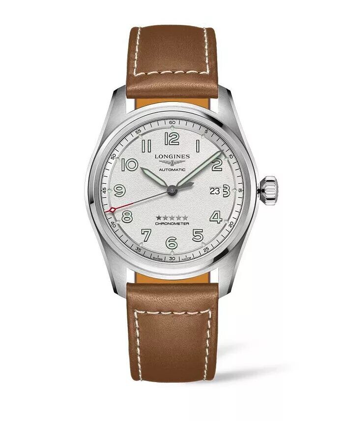 Мужские автоматические часы Spirit из нержавеющей стали с хронометром и коричневым кожаным ремешком, 42 мм Longines
Мужские автоматические часы Spirit из нержавеющей стали с хронометром и коричневым кожаным ремешком, 42 мм Longines