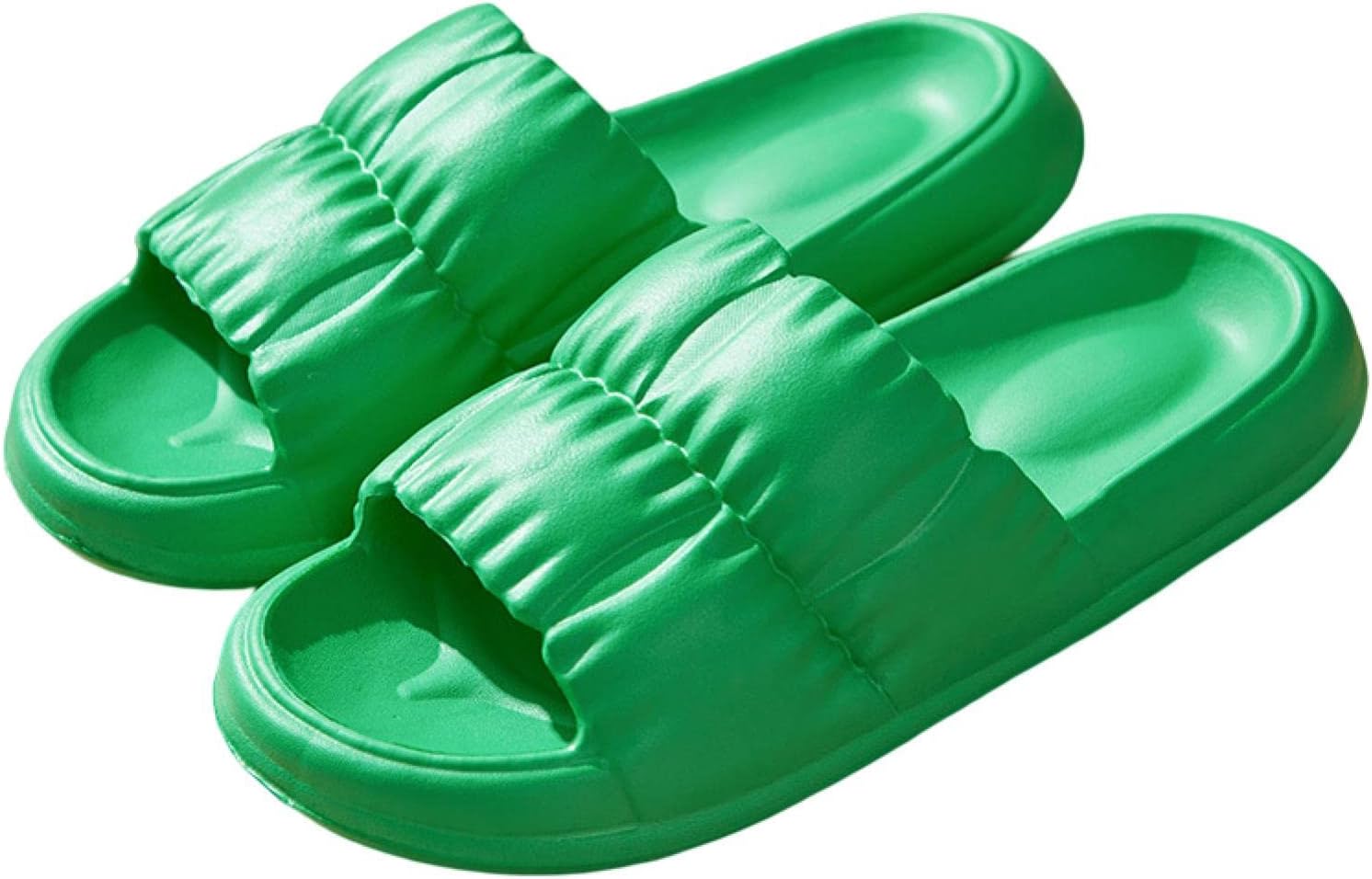 Летние женские супер легкие облачные тапочки, мягкая подошва, противоскользящие, на плоской подошве с толстой платформой, быстросохнущие для ежедневного использования, для ванной, пляжные сандалии Generic, зеленый
Летние женские супер легкие облачные тапочки, мягкая подошва, противоскользящие, на плоской подошве с толстой платформой, быстросохнущие для ежедневного использования, для ванной, пляжные сандалии Generic, зеленый