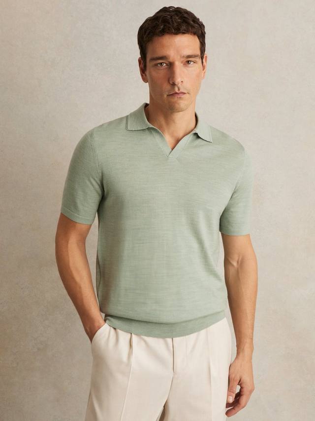 Duchie поло из шерсти мериноса Reiss, Sage Green
Duchie поло из шерсти мериноса Reiss, Sage Green