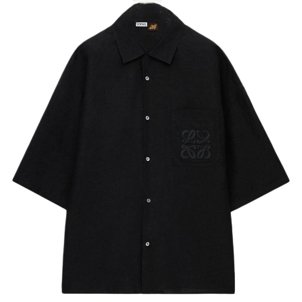 Рубашка с коротким рукавом Loewe, черный
Рубашка с коротким рукавом Loewe, черный