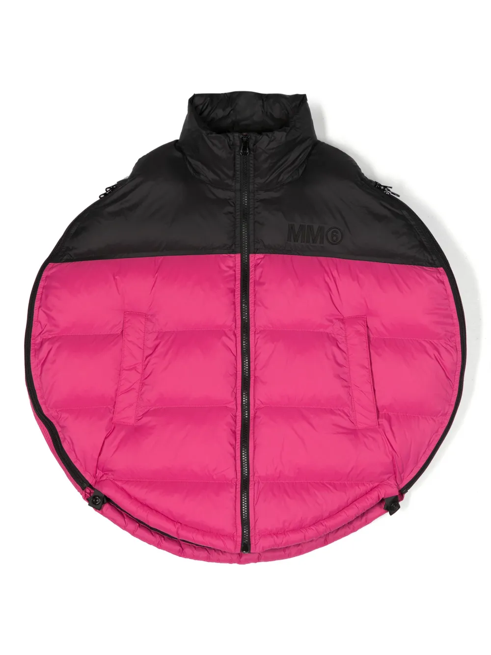 Дутый жилет с вышитым логотипом MM6 Maison Margiela Kids, розовый
Дутый жилет с вышитым логотипом MM6 Maison Margiela Kids, розовый