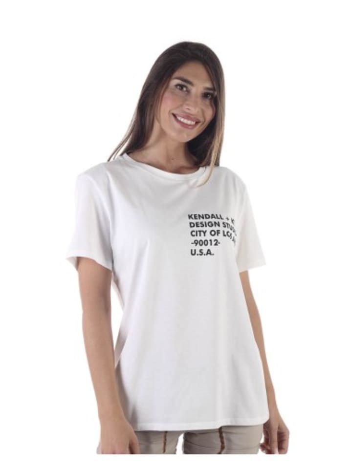 Футболка Kendall + Kylie, белый
Футболка Kendall + Kylie, белый