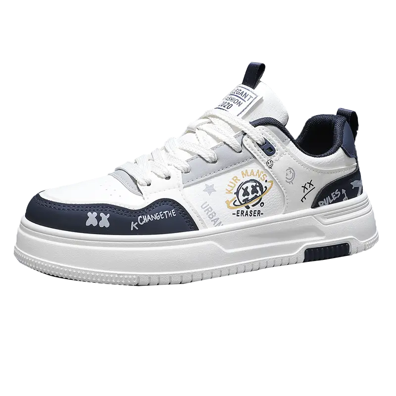 Низкие повседневные туфли для мужчин с амортизацией, противоскользящие, износостойкие, поддерживающие и балансирующие Boogie Bear, White Blue
Низкие повседневные туфли для мужчин с амортизацией, противоскользящие, износостойкие, поддерживающие и балансирующие Boogie Bear, White Blue