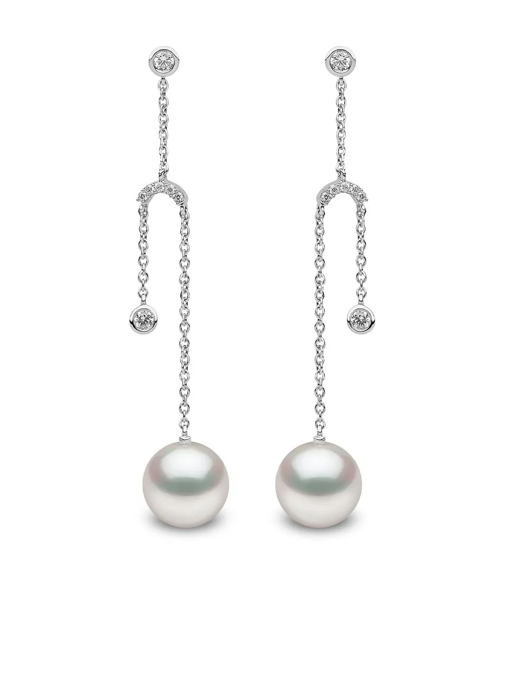 Серьги Trend из белого золота с бриллиантами и жемчугом Yoko London, серебяный
Серьги Trend из белого золота с бриллиантами и жемчугом Yoko London, серебяный