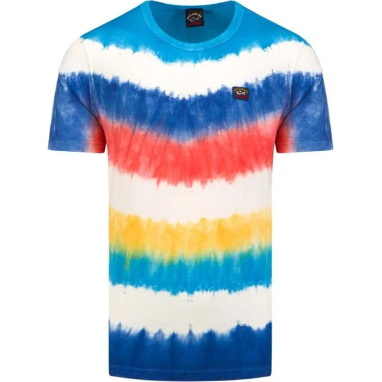 Футболка из хлопка с принтом тай-дай Paul & Shark, разноцветная
Футболка из хлопка с принтом тай-дай Paul & Shark, разноцветная