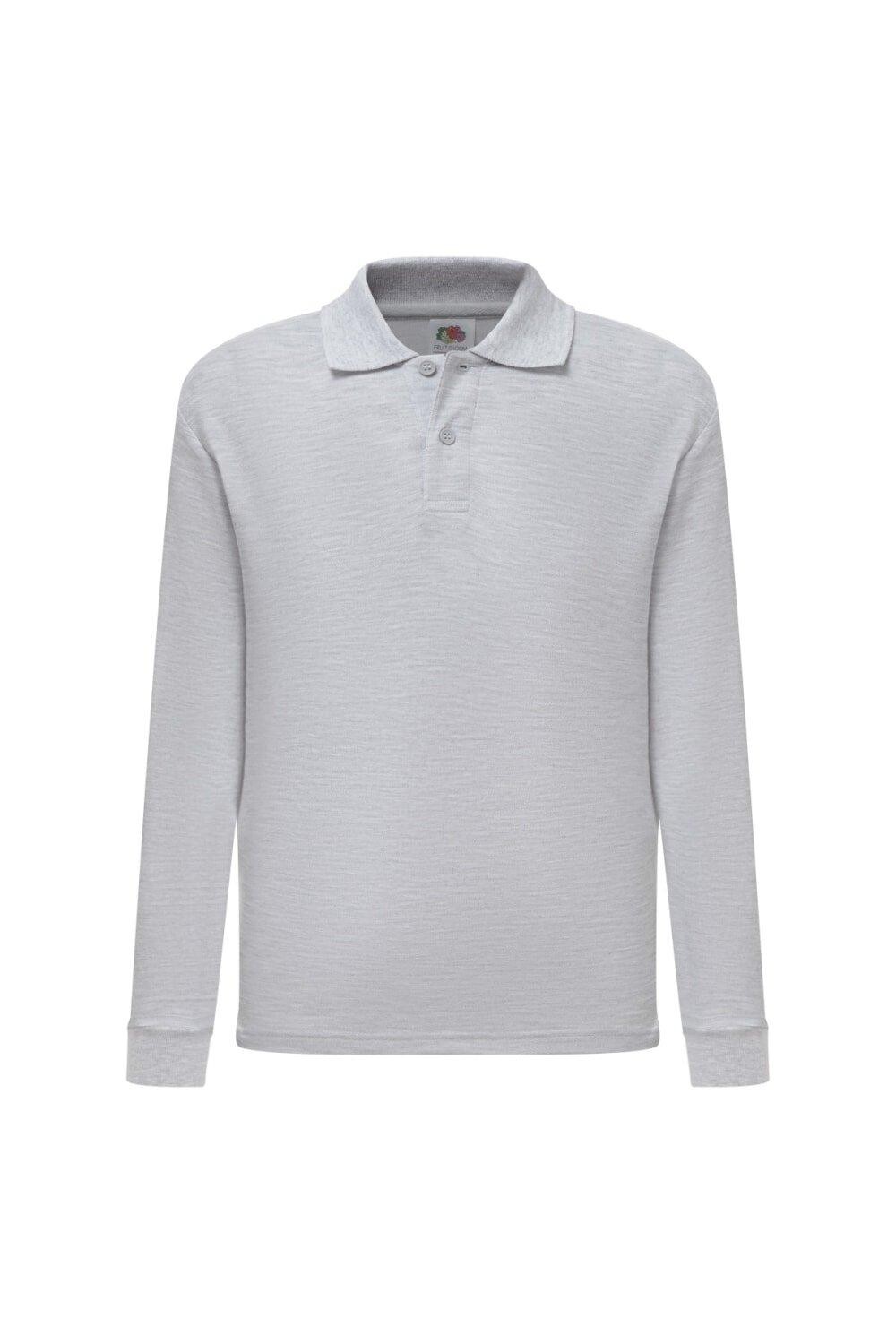 Рубашки-поло/рубашки-поло из пике с длинными рукавами 65/35 Fruit of the Loom, серый
Рубашки-поло/рубашки-поло из пике с длинными рукавами 65/35 Fruit of the Loom, серый