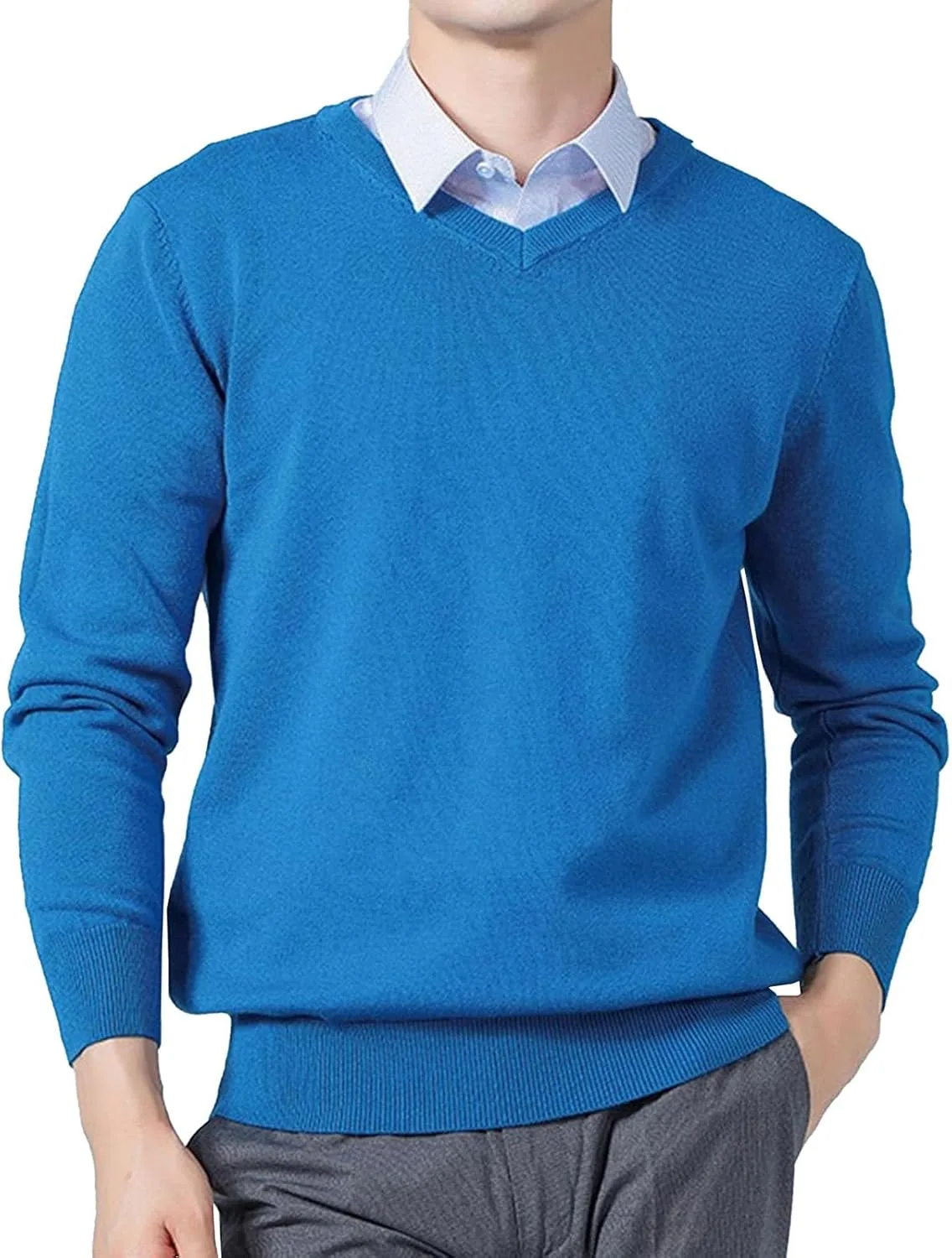 Мужской свитер-пуловер V-образным вырезом SWJGLITTR
Мужской свитер-пуловер V-образным вырезом SWJGLITTR