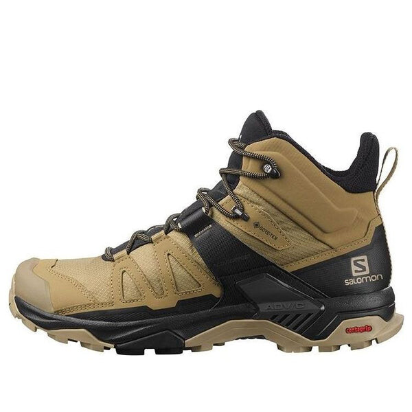 Кроссовки x-ultra 4 mid gtx waterproof trail Salomon, бежевый 
Кроссовки x-ultra 4 mid gtx waterproof trail Salomon, бежевый