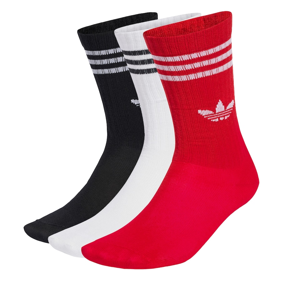 Носки ADIDAS ORIGINALS Crew 3 Pairs, красный/черный/белый
Носки ADIDAS ORIGINALS Crew 3 Pairs, красный/черный/белый