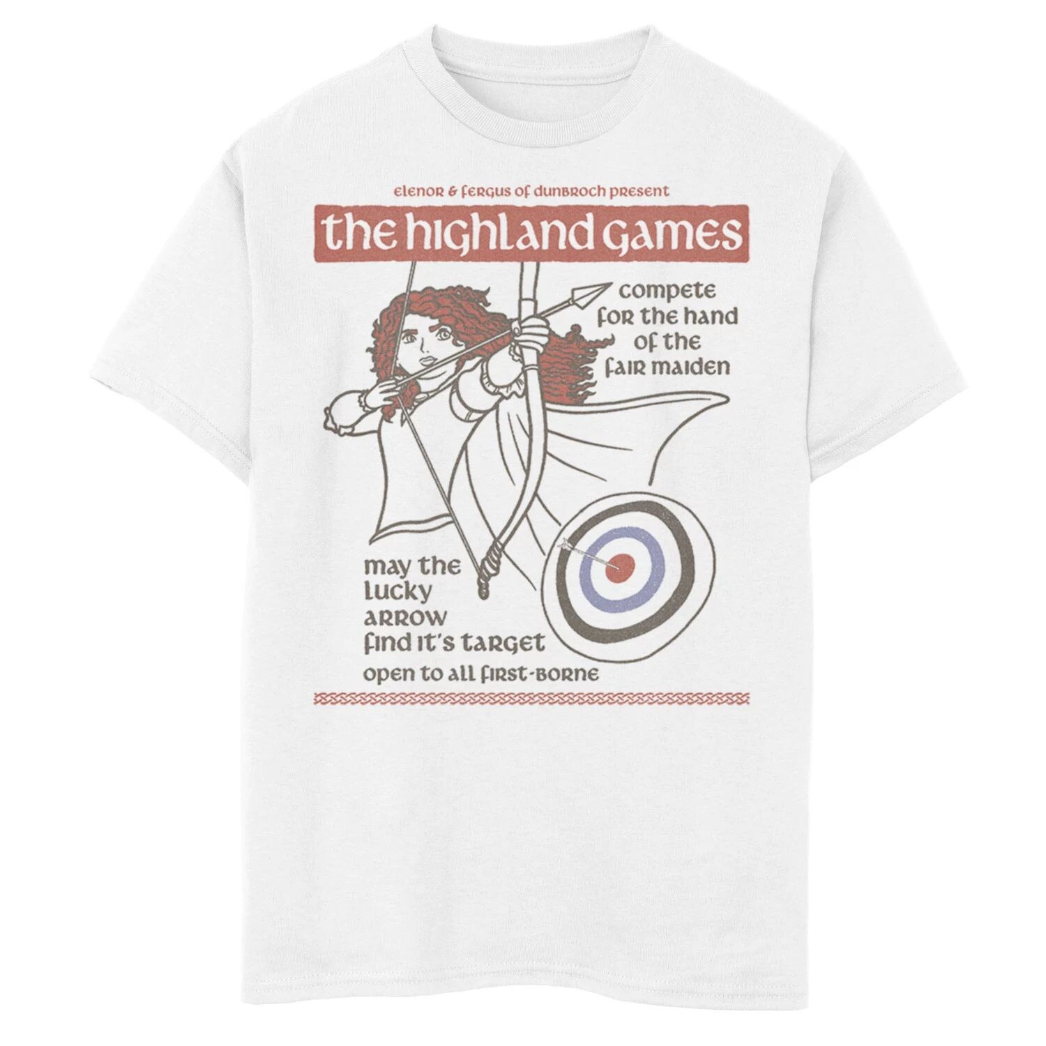 Футболка с графикой Disney/Pixar's Brave Boys 8-20 Merida The Highland Games Licensed Character
Футболка с графикой Disney/Pixar's Brave Boys 8-20 Merida The Highland Games Licensed Character