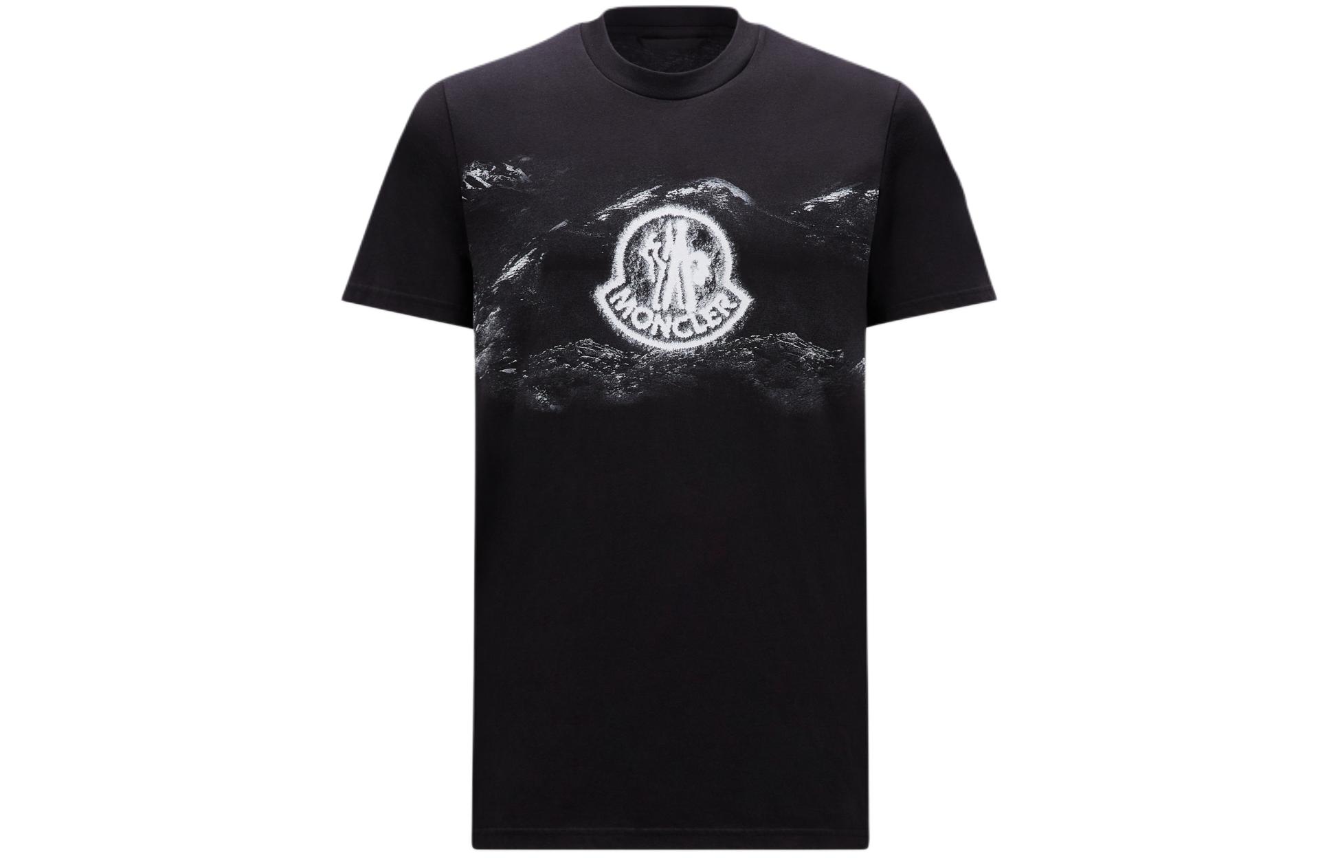 Футболка из хлопка с логотипом Moncler, черная
Футболка из хлопка с логотипом Moncler, черная