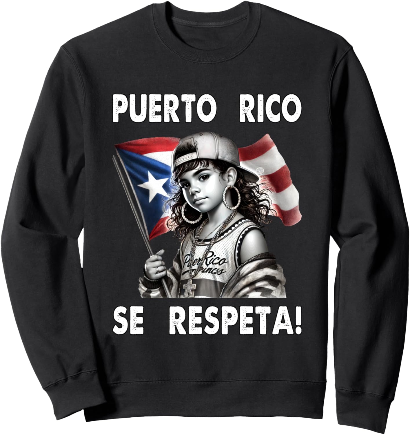 Пуэрто-Рико Se Respeta Boricua Флаг Девушка Протест Арт Толстовка Puerto Rico Se Respeta Collection, More Here, черный
Пуэрто-Рико Se Respeta Boricua Флаг Девушка Протест Арт Толстовка Puerto Rico Se Respeta Collection, More Here, черный