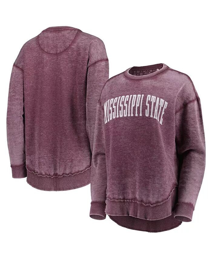 Женская бордовая потертая толстовка-пуловер Mississippi State Bulldogs в винтажном стиле Pressbox
Женская бордовая потертая толстовка-пуловер Mississippi State Bulldogs в винтажном стиле Pressbox