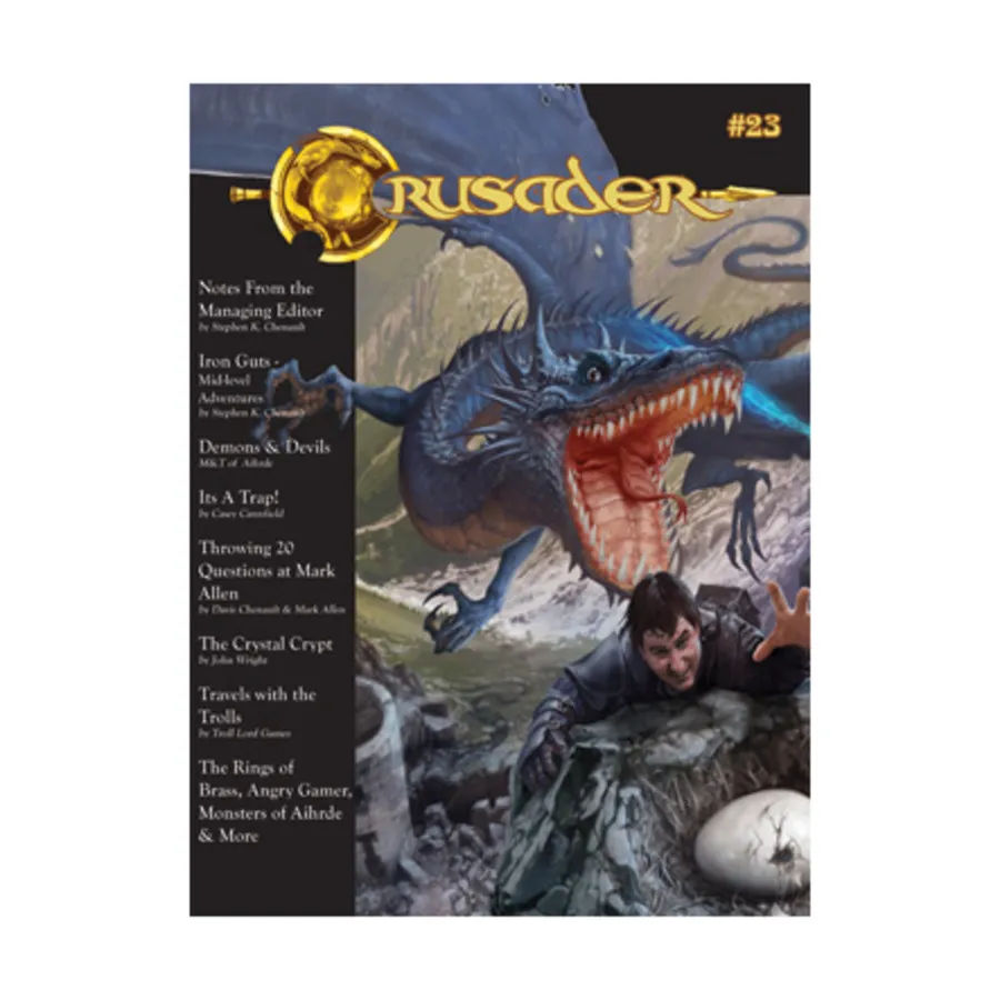 Журнал #23 "The Crystal Crypt, Monsters of Aihrde, Demons & Devils", Crusader - The Journal of the Intrepid Adventurer
Журнал #23 "The Crystal Crypt, Monsters of Aihrde, Demons & Devils", Crusader - The Journal of the Intrepid Adventurer