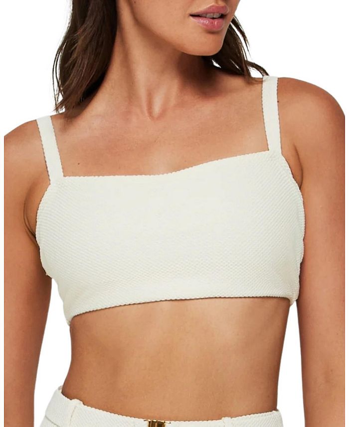 Бикини-топ с квадратным вырезом Lucia Hermoza, слоновая кость/кремовый
Бикини-топ с квадратным вырезом Lucia Hermoza, слоновая кость/кремовый