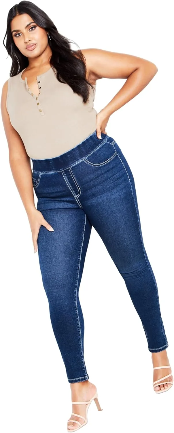 Женские джинсы-джеггинсы Avenue Plus Size Hi Rise Mid Wash
Женские джинсы-джеггинсы Avenue Plus Size Hi Rise Mid Wash