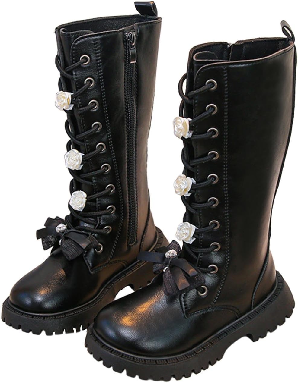 Милые сапожки средней длины для девочек: зимние теплые с шнуровкой и боковой молнией, из ПУ кожи, ботильоны для верховой езды, с цветочным узором, водонепроницаемая обувь для прогулок, вечеринок и походов Generic, Black
Милые сапожки средней длины для девочек: зимние теплые с шнуровкой и боковой молнией, из ПУ кожи, ботильоны для верховой езды, с цветочным узором, водонепроницаемая обувь для прогулок, вечеринок и походов Generic, Black