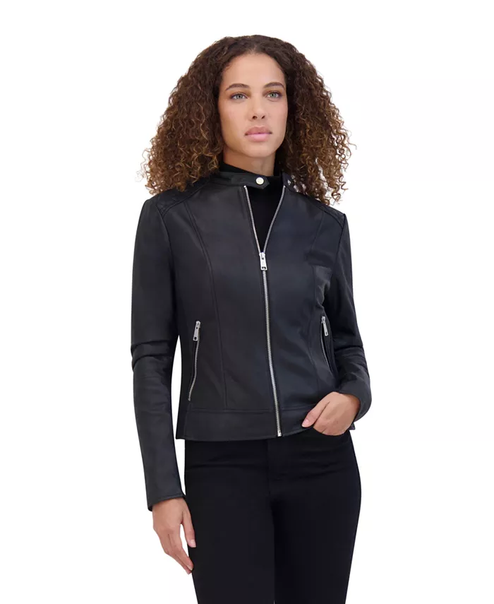 Легкая женская кожаная куртка Racer Glenbrook Andrew Marc, черный
Легкая женская кожаная куртка Racer Glenbrook Andrew Marc, черный