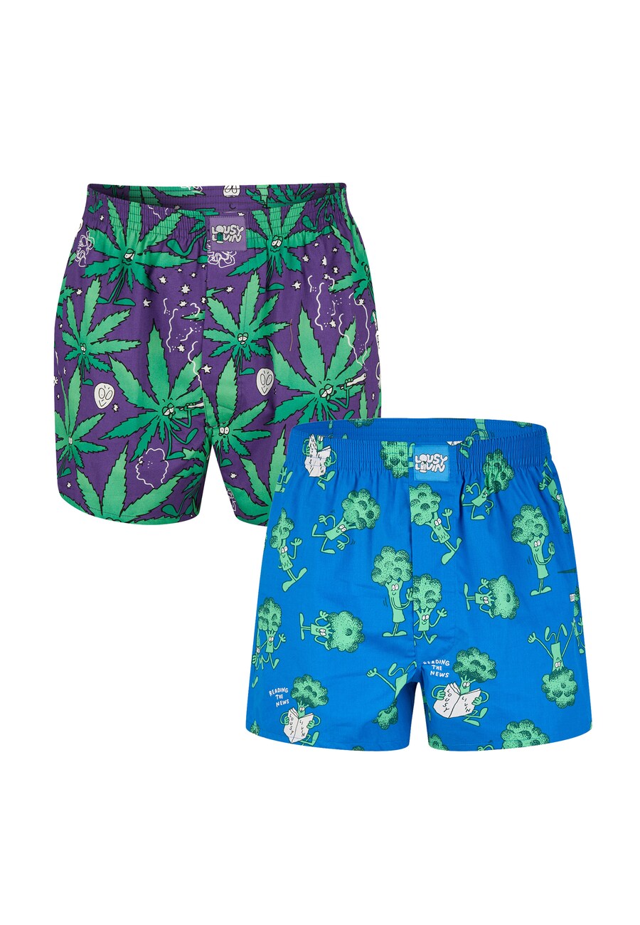 Боксерские шорты Lousy Livin Weedy & Broccoli, фиолетовый
Боксерские шорты Lousy Livin Weedy & Broccoli, фиолетовый