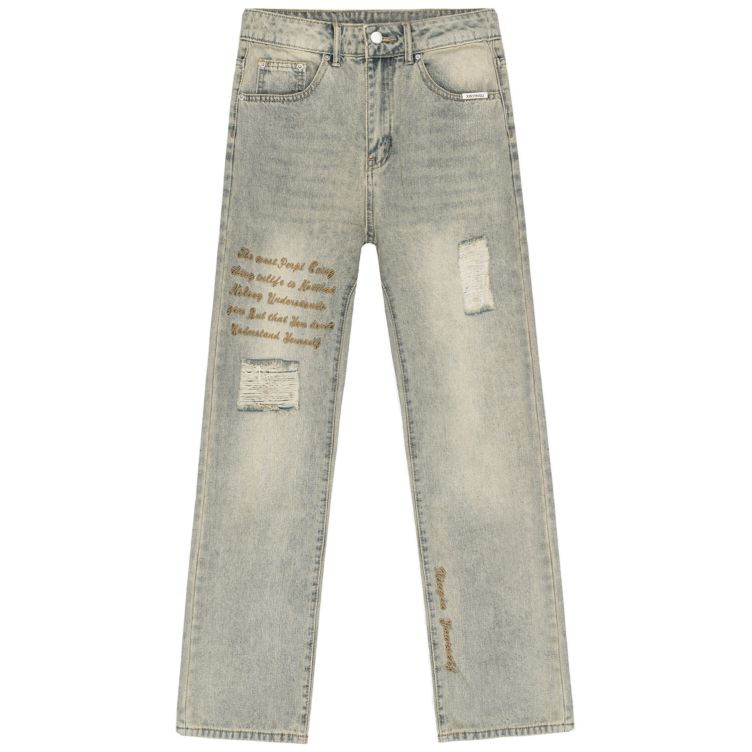 Джинсы унисекс Xinyinsu, черный
Джинсы унисекс Xinyinsu, черный