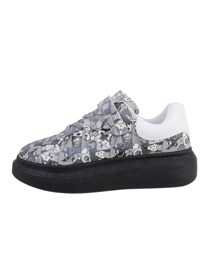 Кроссовки на шнуровке Ital-Design Freizeitschuh, серый 
Кроссовки на шнуровке Ital-Design Freizeitschuh, серый