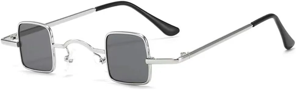 Ретро-солнцезащитные очки в металлической оправе, конфетного цвета, с защитой от УФ-излучения UV400, мини-очки в стиле хип-хоп для женщин и мужчин KTUCN, Silver-black
Ретро-солнцезащитные очки в металлической оправе, конфетного цвета, с защитой от УФ-излучения UV400, мини-очки в стиле хип-хоп для женщин и мужчин KTUCN, Silver-black