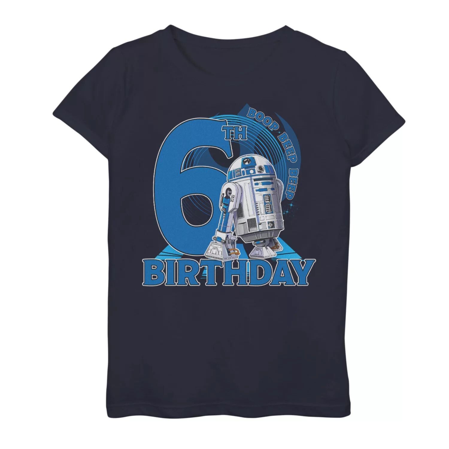 Футболка с рисунком на 6-й день рождения для девочек 7–16 лет «Звездные войны R2-D2 Boop Beep Beep» Star Wars
Футболка с рисунком на 6-й день рождения для девочек 7–16 лет «Звездные войны R2-D2 Boop Beep Beep» Star Wars