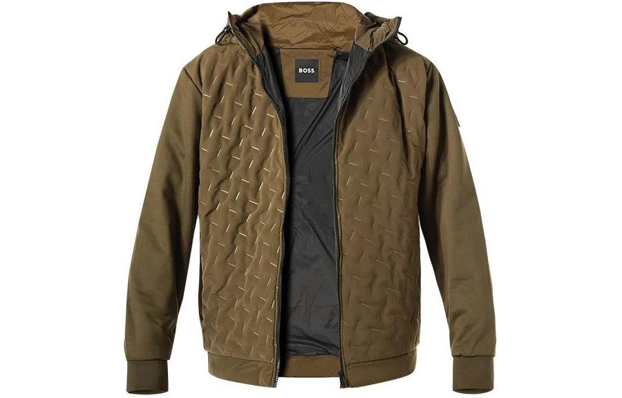HUGO BOSS Куртка мужская коричневая, Brown 
HUGO BOSS Куртка мужская коричневая, Brown