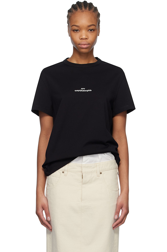 Футболка с искажённым логотипом Maison Margiela, черный
Футболка с искажённым логотипом Maison Margiela, черный