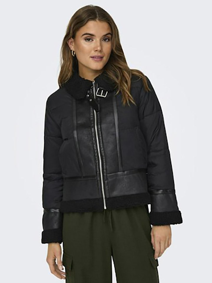 Стеганая куртка ONLY, черный
Стеганая куртка ONLY, черный