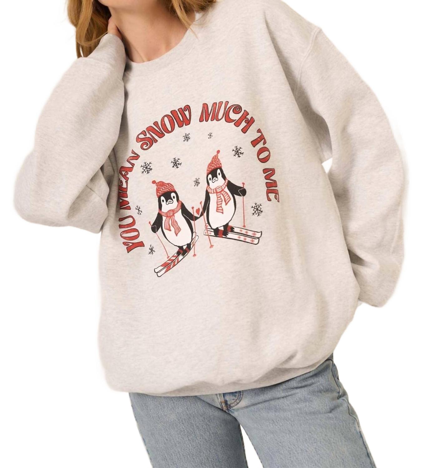 Свитшот "Снег мне бока" в цвете пепел PROJECT SOCIAL T, Ash
Свитшот "Снег мне бока" в цвете пепел PROJECT SOCIAL T, Ash