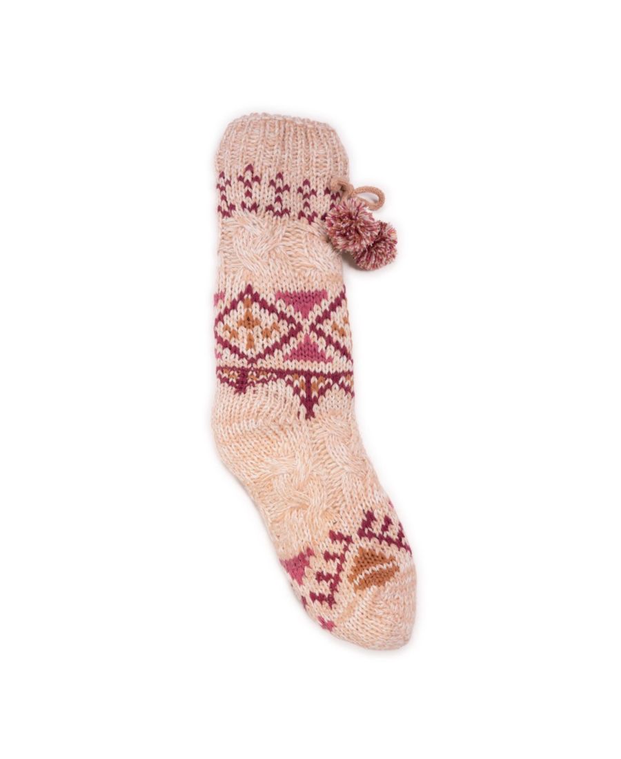 Женские толстые носки в стиле фэр-айл/кэйсл MUK LUKS, Pink
Женские толстые носки в стиле фэр-айл/кэйсл MUK LUKS, Pink