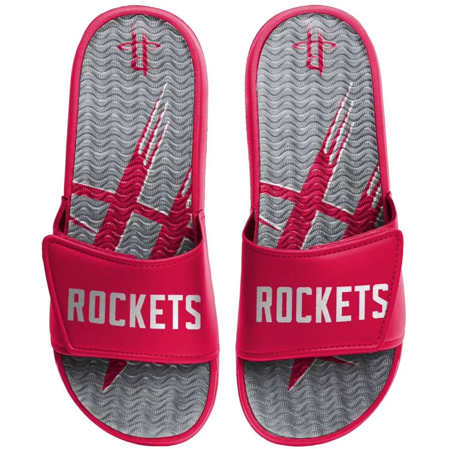 Мужские гелевые шлепанцы FOCO Houston Rockets Wordmark
Мужские гелевые шлепанцы FOCO Houston Rockets Wordmark