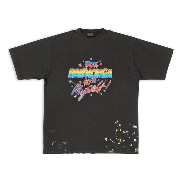 Футболка 90/10 t-shirt large fit 'black' Balenciaga, черный
Футболка 90/10 t-shirt large fit 'black' Balenciaga, черный