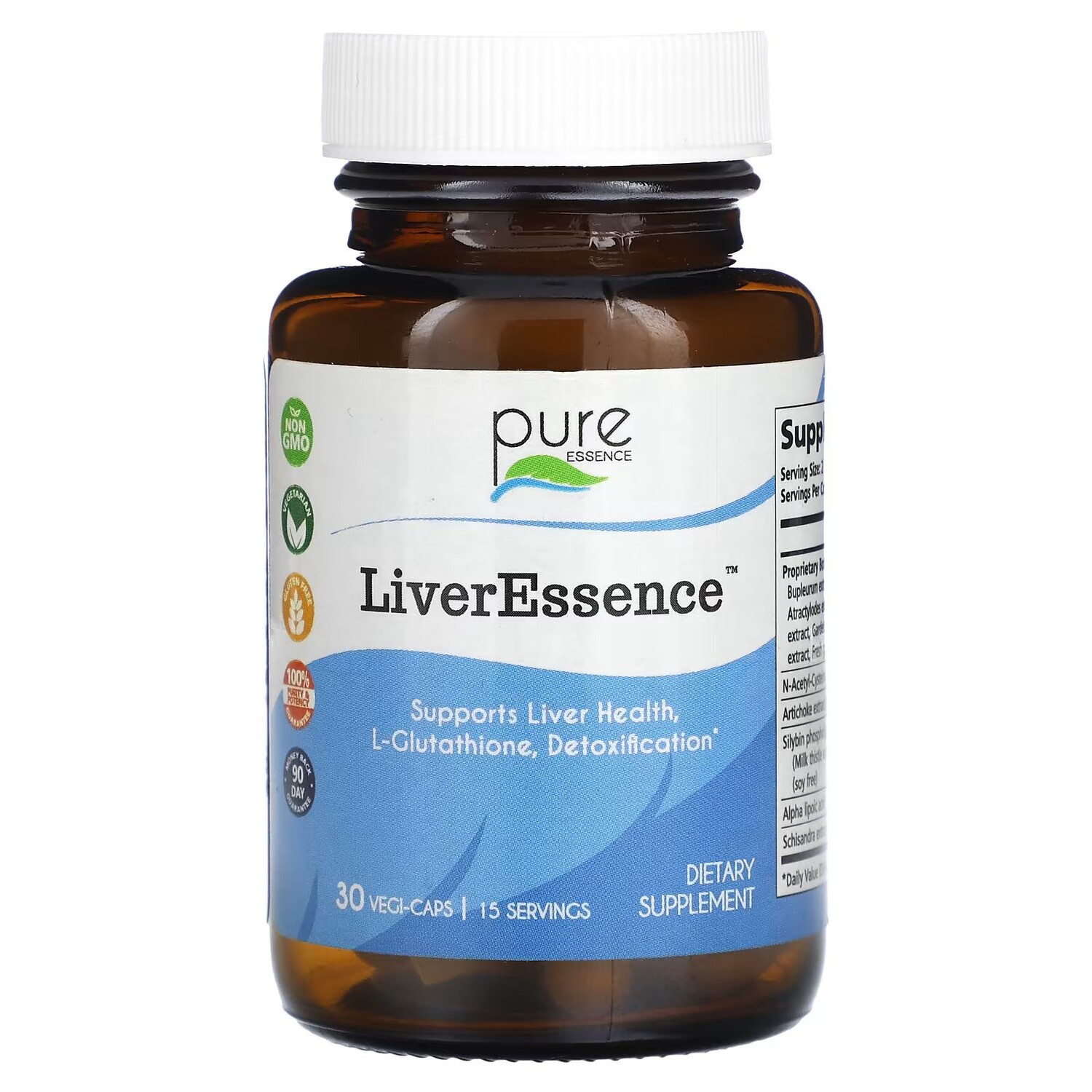 LiverEssence, 30 растительных капсул Pure Essence
LiverEssence, 30 растительных капсул Pure Essence