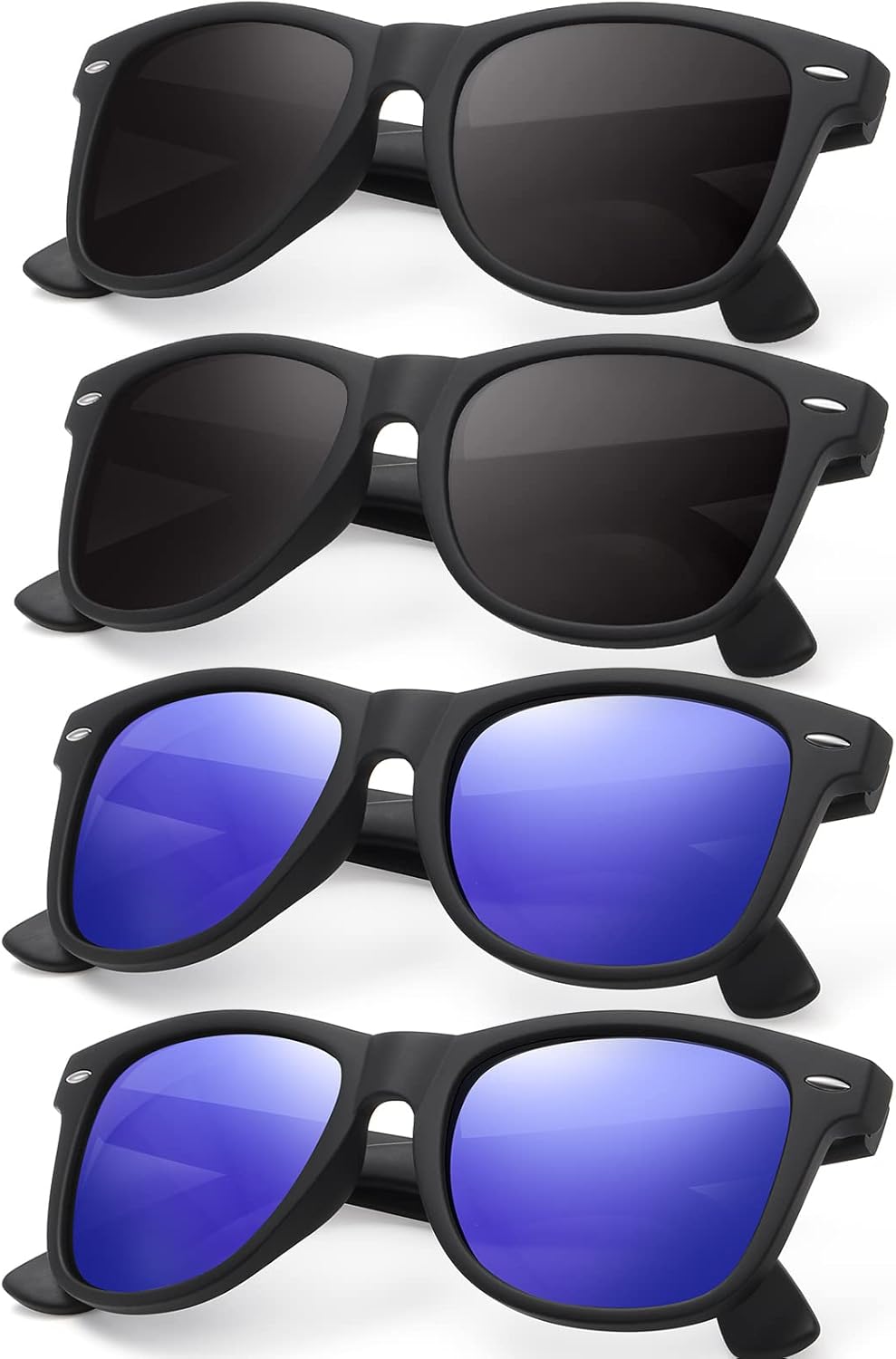 Поляризованные солнцезащитные очки для женщин и мужчин - модные солнцезащитные очки для вождения, рыбалки, с защитой от УФ-излучения UV400 Occhsouo, A22-black*2+shenblue*2
Поляризованные солнцезащитные очки для женщин и мужчин - модные солнцезащитные очки для вождения, рыбалки, с защитой от УФ-излучения UV400 Occhsouo, A22-black*2+shenblue*2