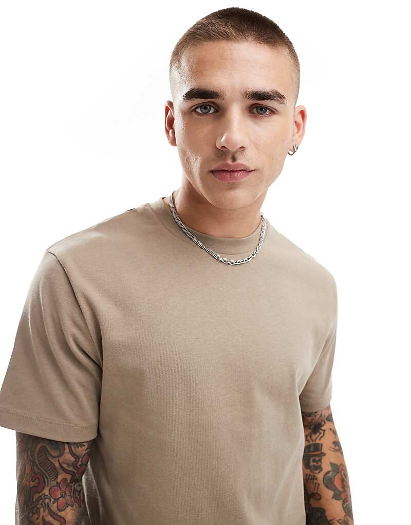 ASOS DESIGN – Essential – плотная футболка каменно-бежевого цвета свободного кроя, 240 г/м²
ASOS DESIGN – Essential – плотная футболка каменно-бежевого цвета свободного кроя, 240 г/м²