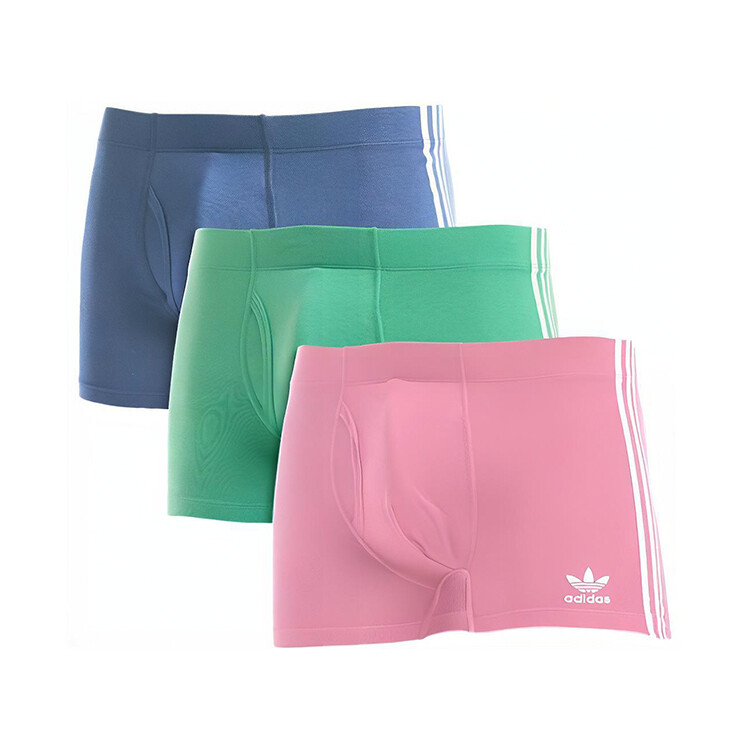 Мужские трусы Adidas Originals, цвет 3 strips (sky blue + turquoise + pink) 
Мужские трусы Adidas Originals, цвет 3 strips (sky blue + turquoise + pink)