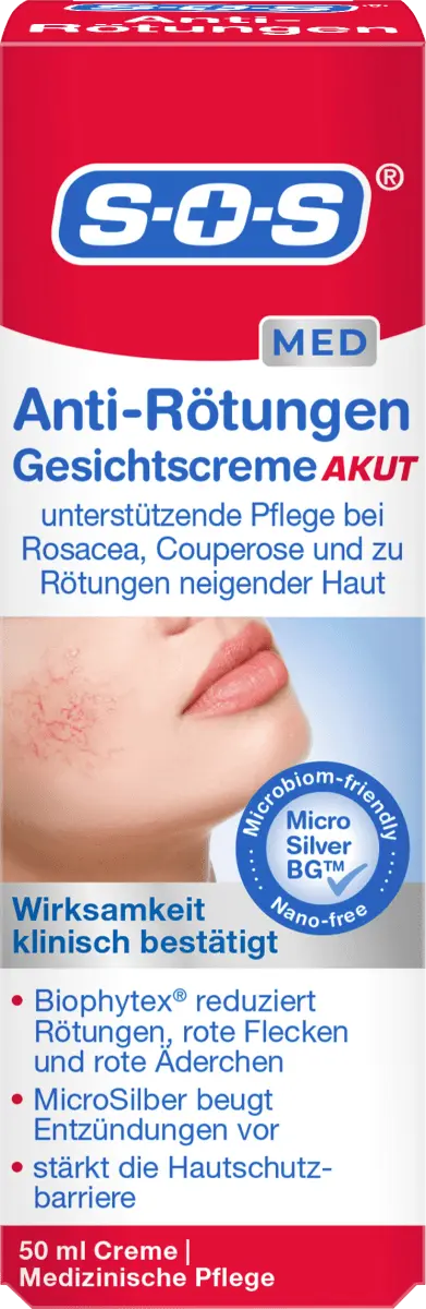 Крем для лица против покраснений 50мл SOS
Крем для лица против покраснений 50мл SOS