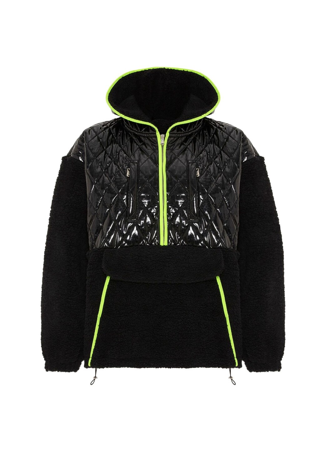 Толстовка с капюшоном и блестящим стеганым элементом CIPO & BAXX, черный
Толстовка с капюшоном и блестящим стеганым элементом CIPO & BAXX, черный